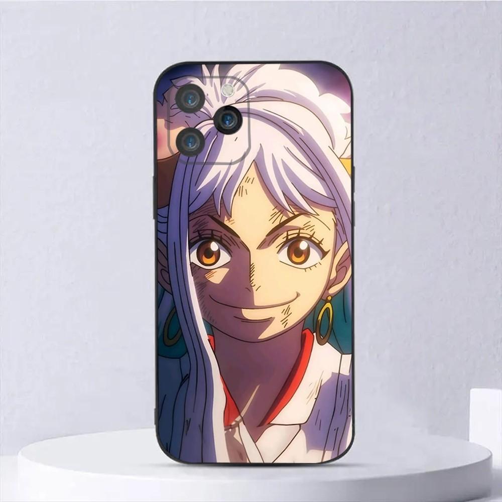 Anime Y-Yamato Phone Case For iPhone 16,15,14,13,12,11,Plus,Pro Max,XS,X,XR,SE,Mini,8,7 Soft Silicone Black Cover