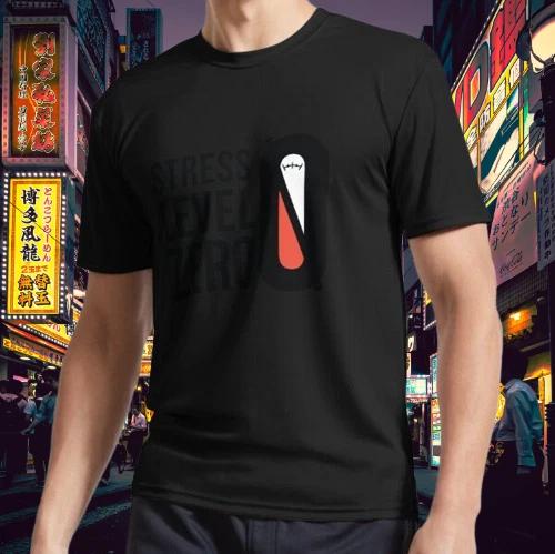 

Stress Level Zero Black Text Active Logo T-Shirt Funny Size S to 5XL L