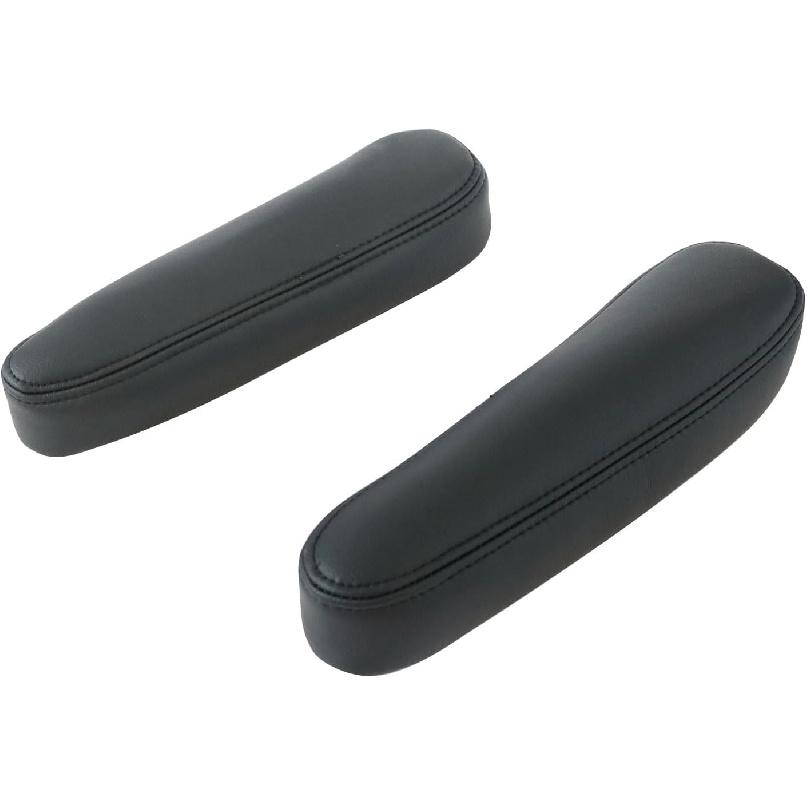 SecosAutoparts 2 Stück Ersatz Leder Mittelkonsole Sitz Armlehne Abdeckung Schwarz Kompatibel mit Infiniti QX56 2004 2005 2006 2007 2008 2009 2010