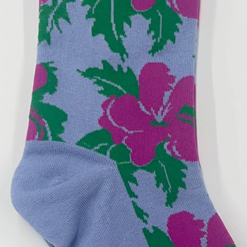 mimicAWE WILD POPPY SOCKS/PALE BLUE
