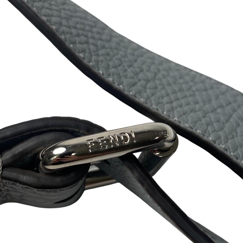 Gebrauchtes FENDI-Armband graues Leder Damen