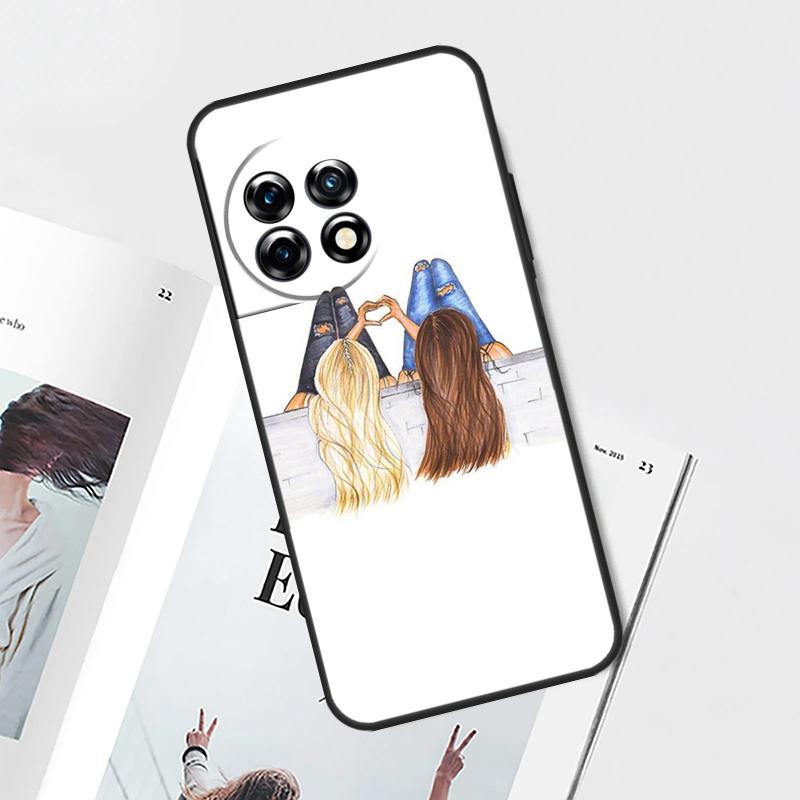 

Best Friends BFF Matching Case For OnePlus Nord CE 5 3 4 Lite N20 N30 OnePlus 15 13 12 11 10 Pro 12R 13R 10T 13T Cover OnePlus 10R