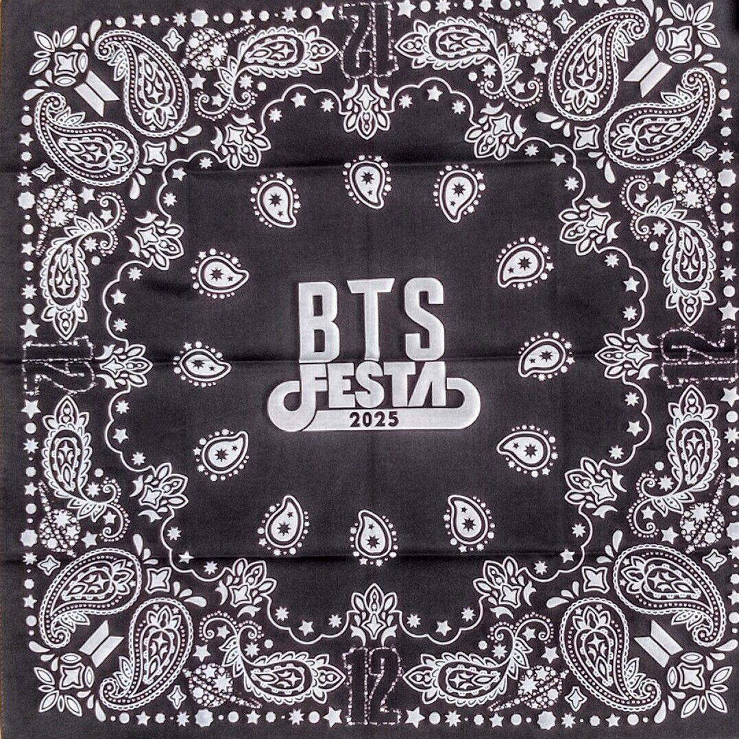 

[Б/У] BTS FESTA 2025 ARMY ZONE Эксклюзивная бандана Festa