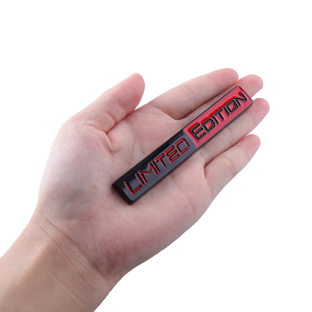 2 Pieces Limited Edition Emblem 3D Metal Car Sticker Emblem