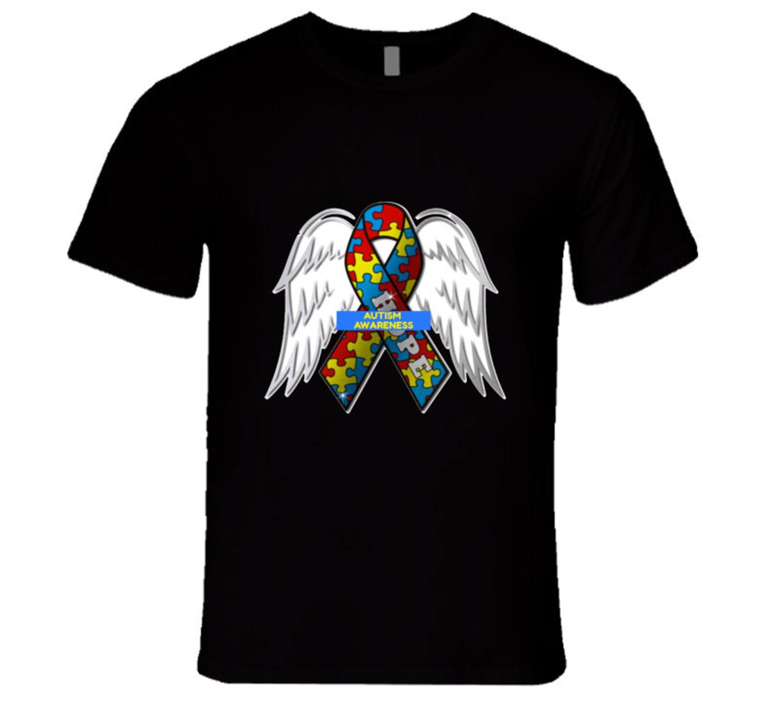 Autism Hope T Shirt L