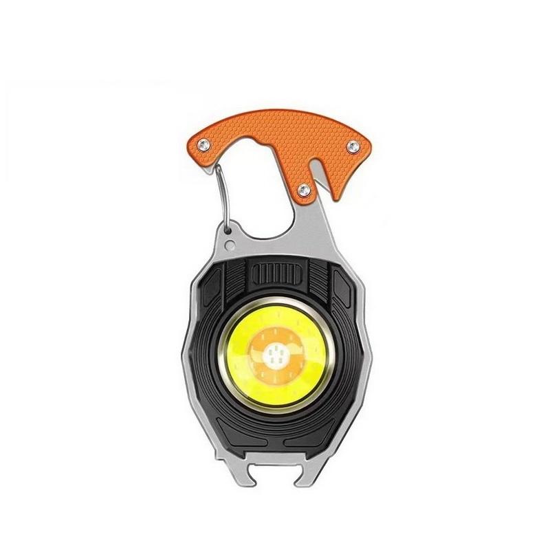 Portable Keychain Light Multifunctional Tool Keychain, Suitable for Walking, Camping, and Emergency Lighting