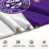 Coperta di Flanella Stampata FK Austria Vienna, Alta Qualità, Confortevole per Tutte le Stagioni, Arredamento per la Casa, Calore e Comfort