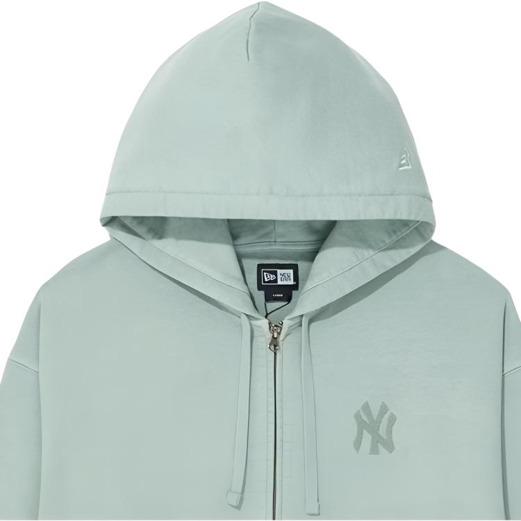 New Era FW25 MLB New York Yankees Rebellious Academy Series Washed Zip-Up Hoodie Unisex Hoodies 14726680