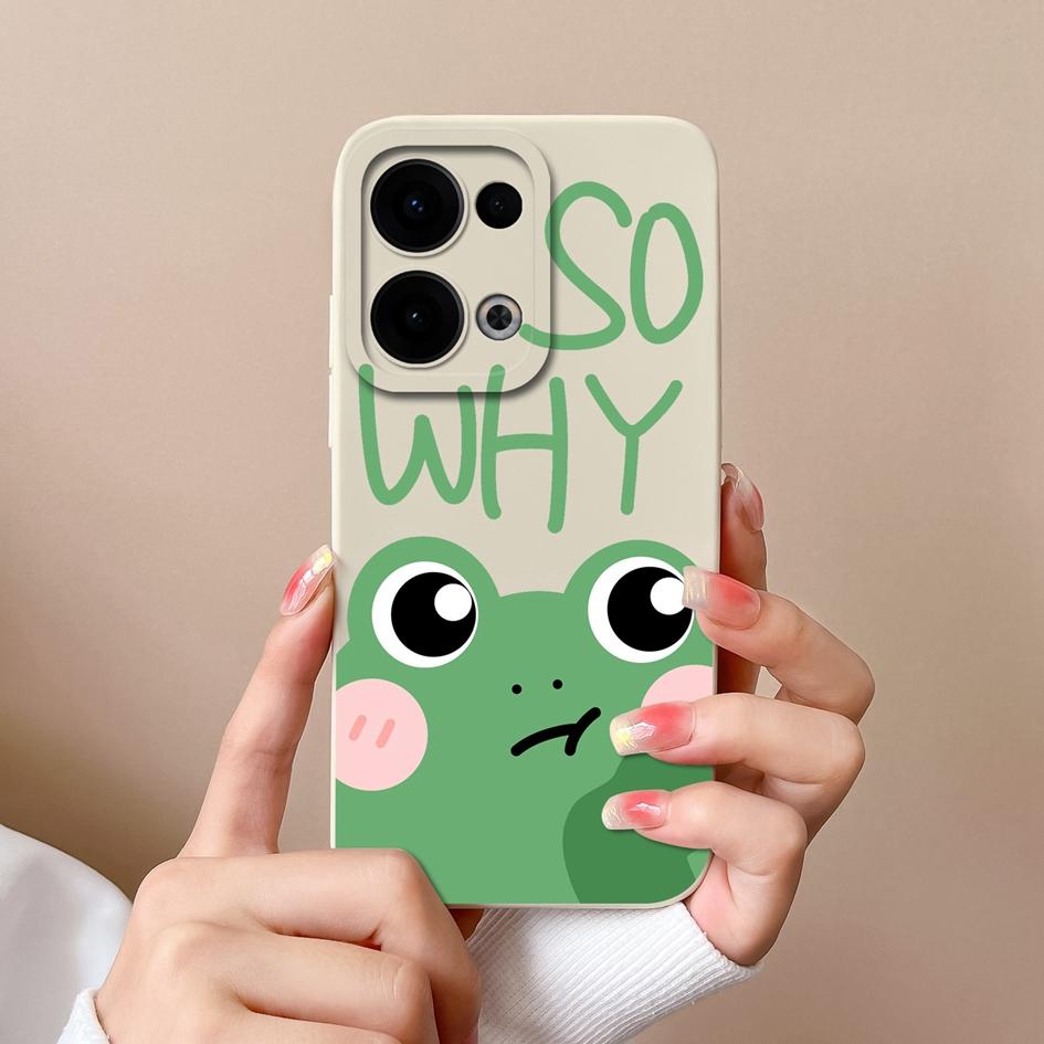 Pentru Oppo Reno13 Pro 12F Realme C75 Realme 14 Pro Plus F27 A3 NFC A40 A40m A60 Huse Drăguț Panda Broască Silicon Lichid Moale Anti-Alunecare Husă Pentru Oppo Carcasă