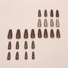 24 Pieces Leopard Designs Press On Nail Manicure Nail Art False Nail Stick On Nail Adds A Touch Of Fashion To Your Style