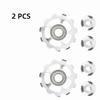 CNC Anodized Bike Jockey Wheel Aluminum Zinc Zinc Alloy Bicycle Bearing Rear Derailleur Pulley for 2pcs MTB