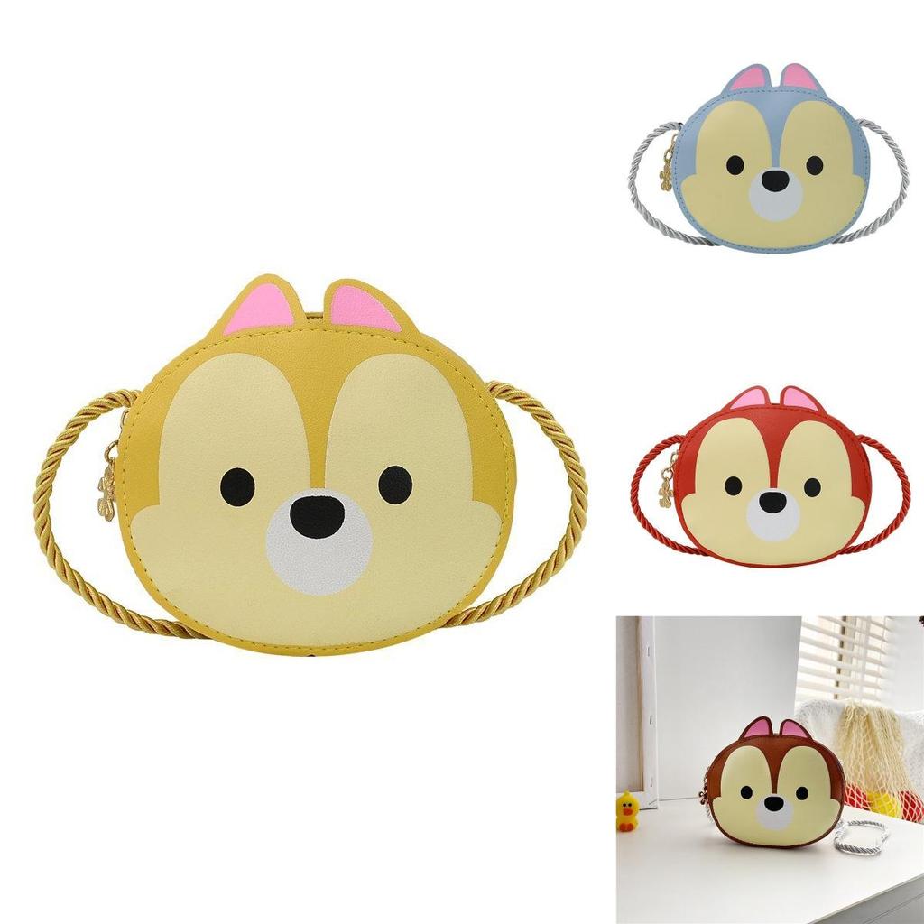 Kids Small Shoulder Bag Pu Leather Compact Crossbody For Daily Use
