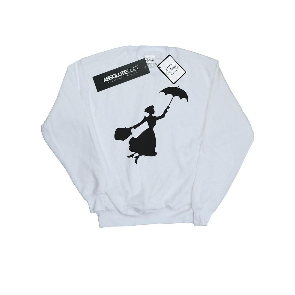 Disney Womens/Ladies Mary Poppins Flying Silhouette Sweatshirt