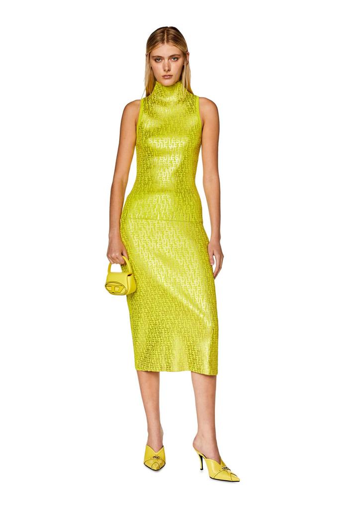 Cow Leather Shoulder Bag XS X08709P4494 UNI Yellow T3014 [Diesel] Women's