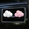New Plaster Cloud Car Perfume Clip Air Conditioning Vent Decorative White Cloud Aromatherapy Clip