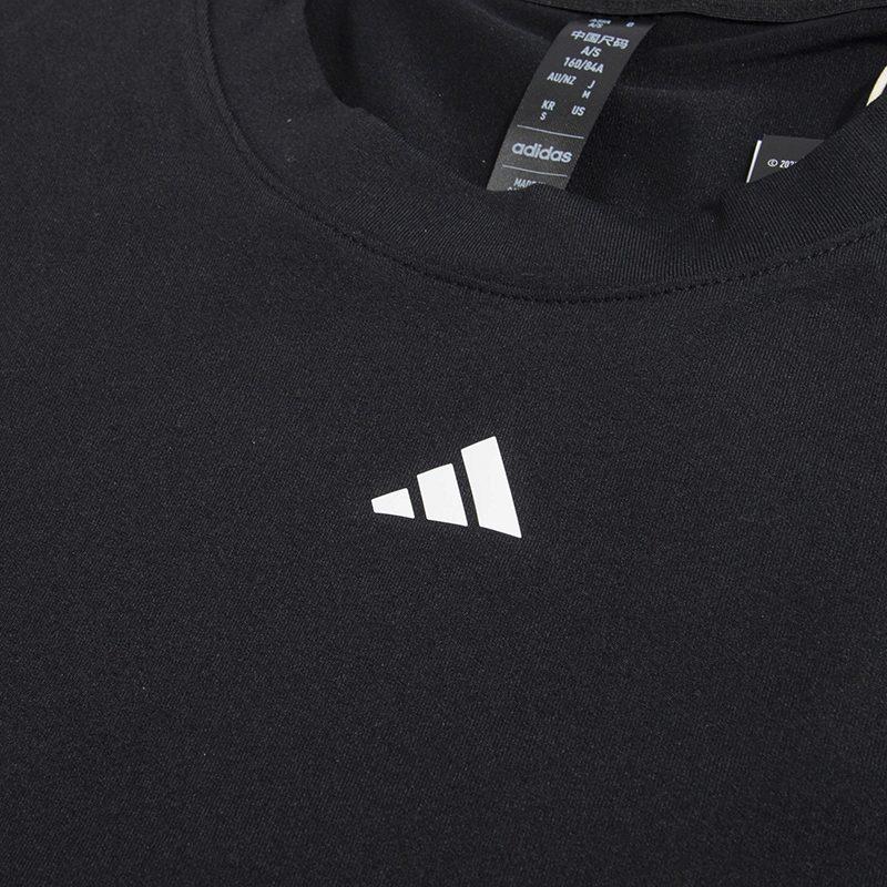 Adidas Set in Sleeve T Shirt Women's Black IA7748