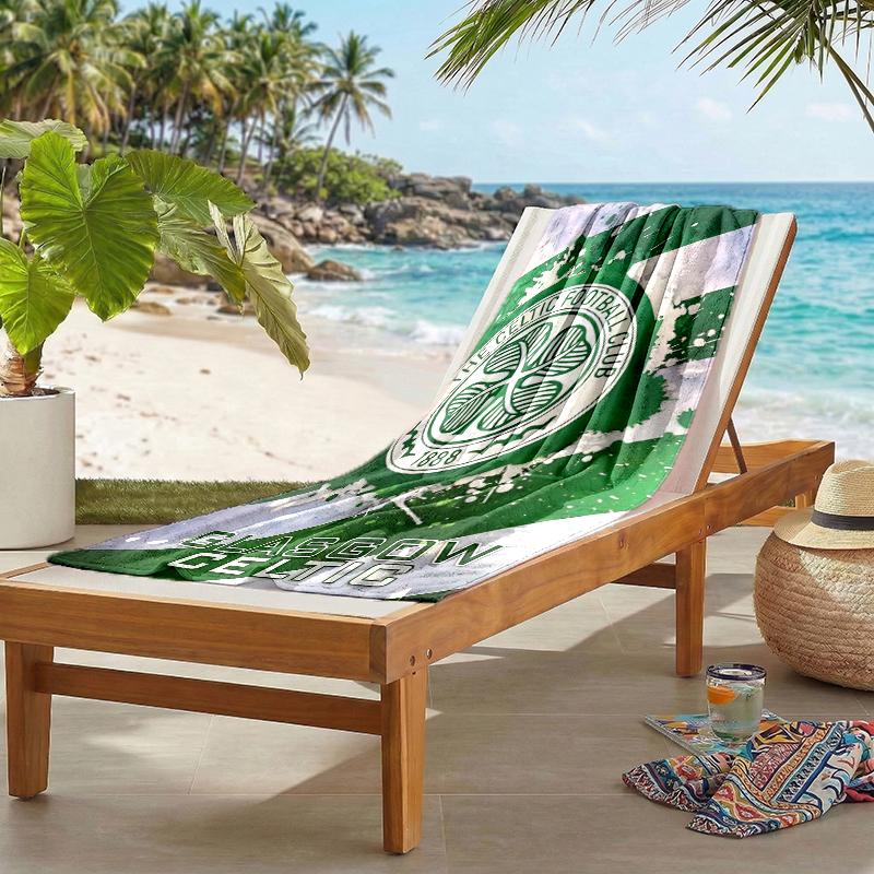 Celtic Fc Fashion Beach Towel: Ideal for Summer Adventures Soft, absorbent and quick drying suitable for swimming and bathing