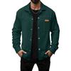 Men's Relaxed-Fit Casual Jacket Long-Sleeve Outerwear