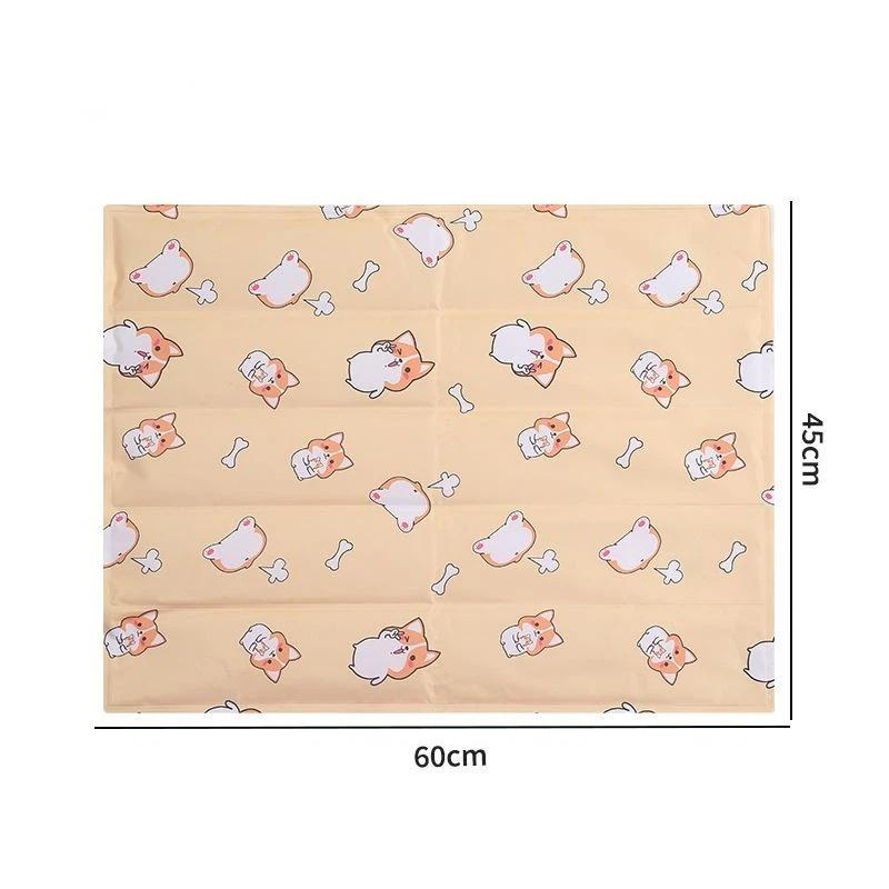 Reusable Pet Cooling Mat Waterproof Gel Pad For Dogs And Cats Summer Non Toxic Cool Bed Mat