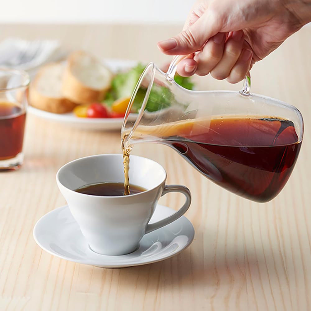 Hario Tepelně odolný karafa na kávu 400ml konvička na mléko HCD-2T