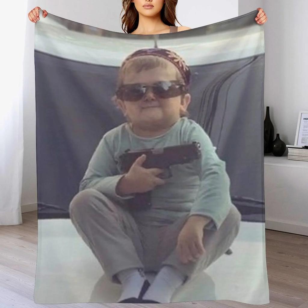Hasbulla Gun Throw Blanket Designer Blankets Nap Blanket Stuffed Blankets