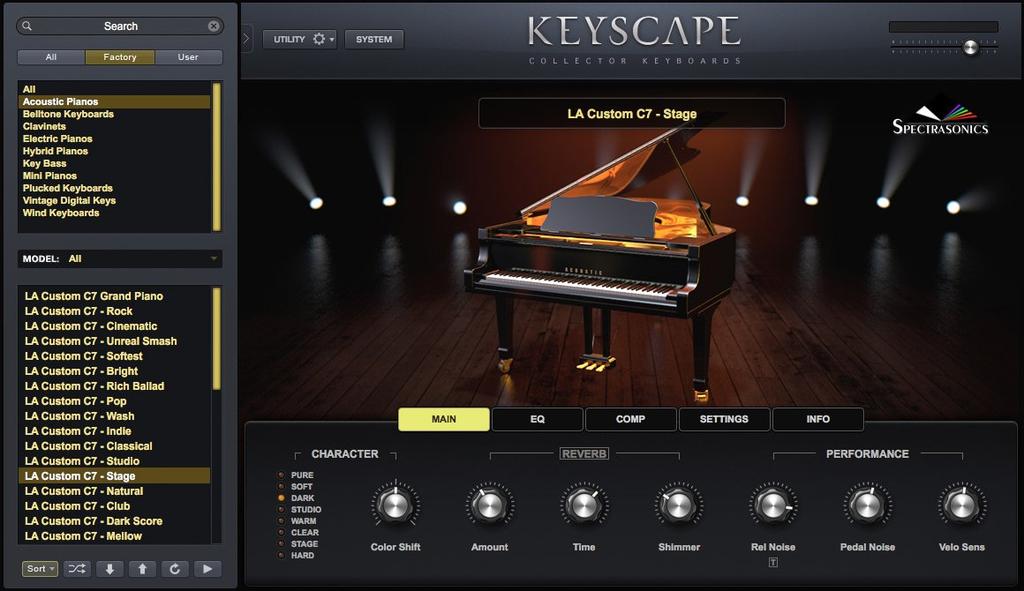SPECTRASONICS Keyscape [Regular Import] A Huge Virtual Instrument That Collects Many Collectible Keyboard Instruments.