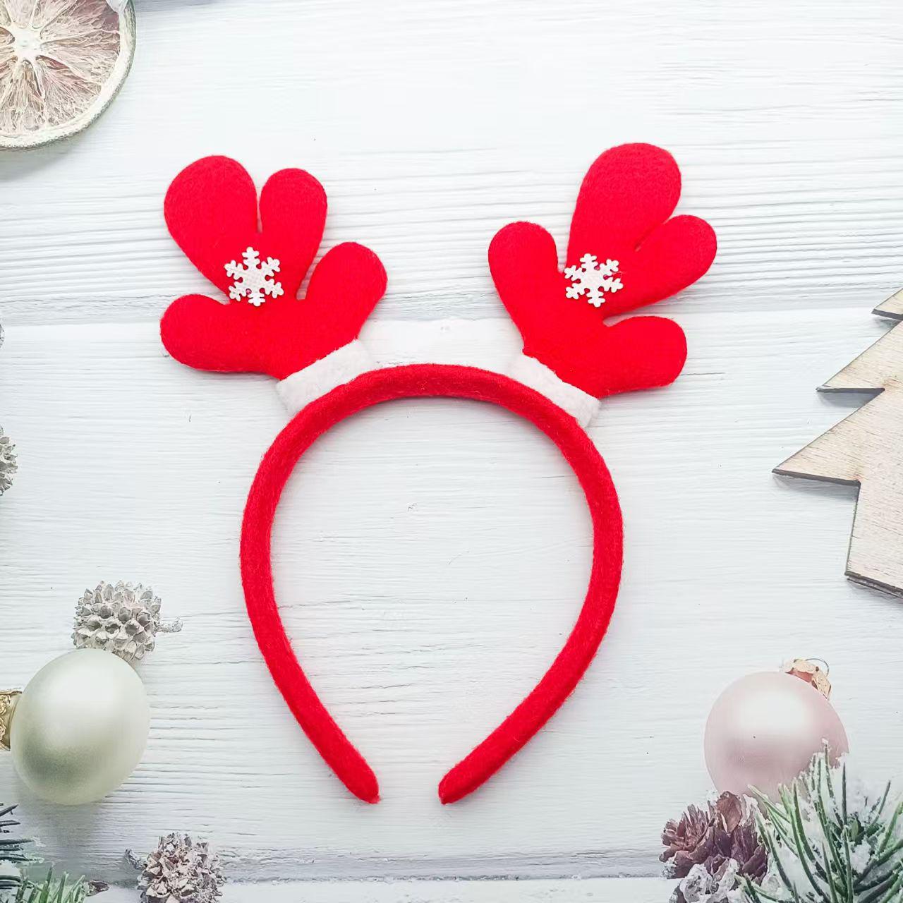 

Christmas Antler and Snowman Headband - Festive Party Props & Gifts for Kids