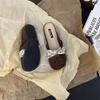 Split-Toed Muller Shoes Women'S Inner Height Increase Spring And Summer Retro Niche Casual Pig'S Trotters Shoes One Pedal Bag Head Half Slippers