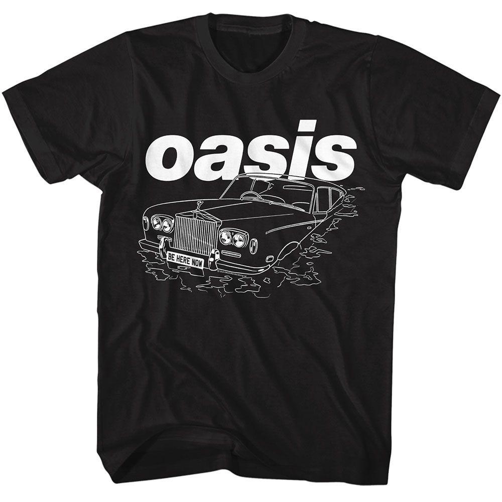 Oasis Be Here Now Car Black Music Shirt