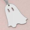 Halloween Ghost Pendant Necklace Halloween Lovely Ghost Necklace Ghost Pendant Choker Necklace for Women Halloween Jewelry Gift