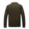 Men's Autumn/Winter Lamb Wool Lapel Jacket - Thick, Pure Cotton, Velvet, Washed Coat, Trendy Brand.