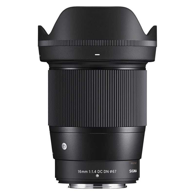 Sigma 16mm DC DN Lens for Nikon Z Contemporary Mirrorless Cameras F1.4 Mount, Wide-Angle, APS-C