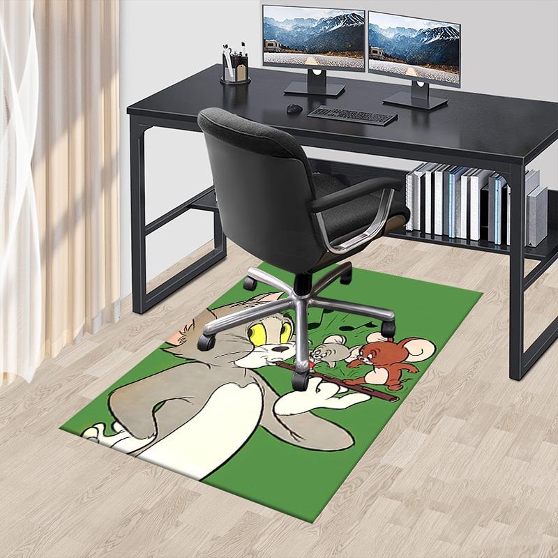 1pc Tom and Jerry Carpet, for Home & Office Decor, Desk Chair Carpet, Festive Gift,Conference Room CarpetL1104