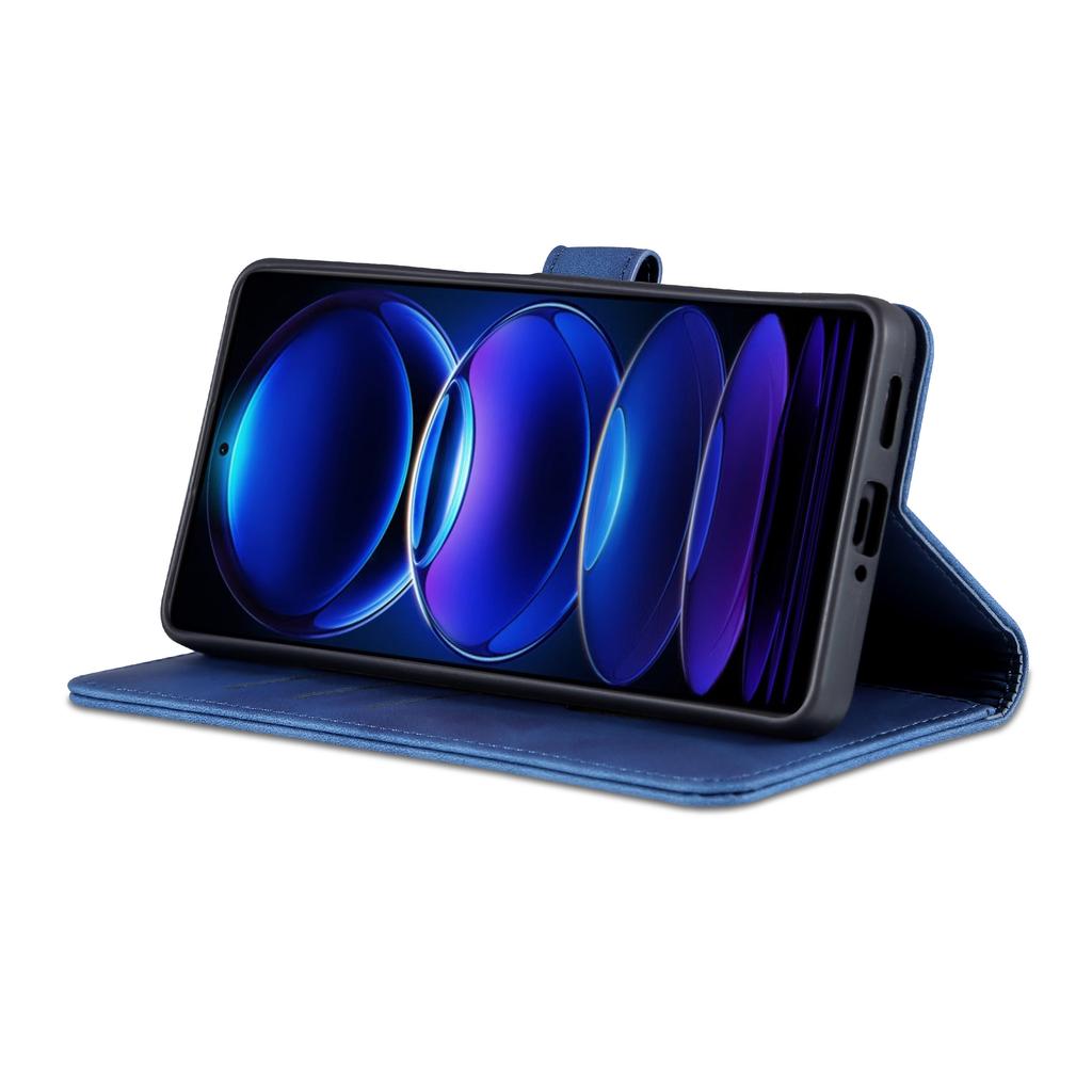 AZNS For Xiaomi Redmi Note 12 Pro 5G/Note 12 Pro Speed 5G/Poco X5 Pro 5G Phone Case PU Leather Wallet Stand Flip Folio Protective Cover