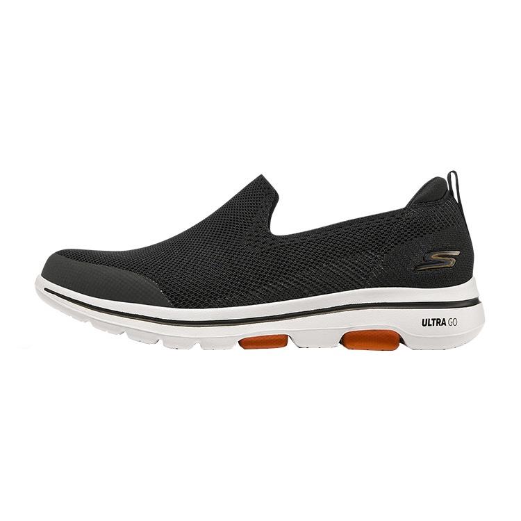 Skechers Go Walk 5 Low-Top Loafers Black/White Men s 55500-BLK EU 43
