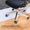 6/1PCS Universal Chair Wheel Caster Furniture Swivel Castor Office Replacement Wheels Roller Home Hardware 360° Load Bearing
