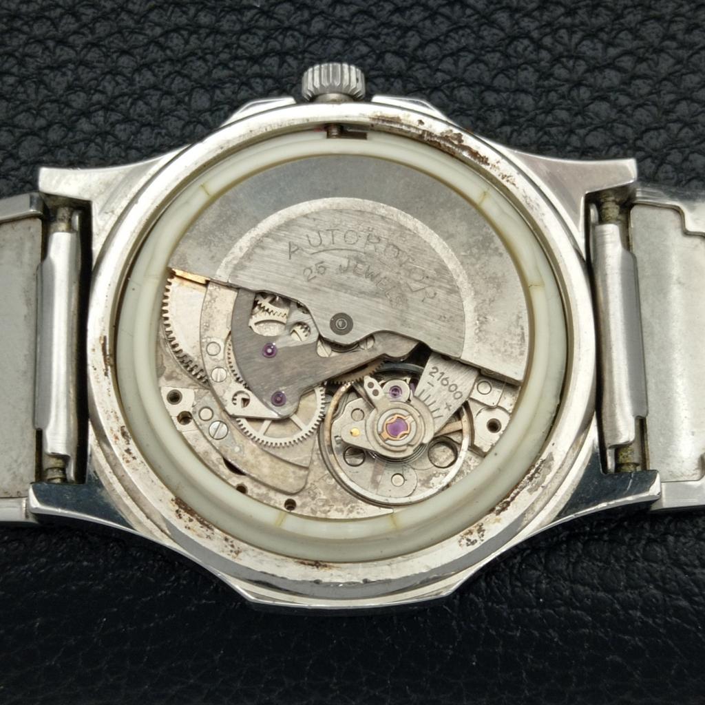 USED MALYSIAK AUTOMATIC SWISS MENS DATE ORIGINAL DIAL WATCH a432794-2 R113-a432794