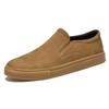 Fashion 2024 Men Comfortable Casual Breathable Mens Loafers Shoes Moccasins Flat Fashion Genuine Leather Footwear Lace-up Solid Sneakers