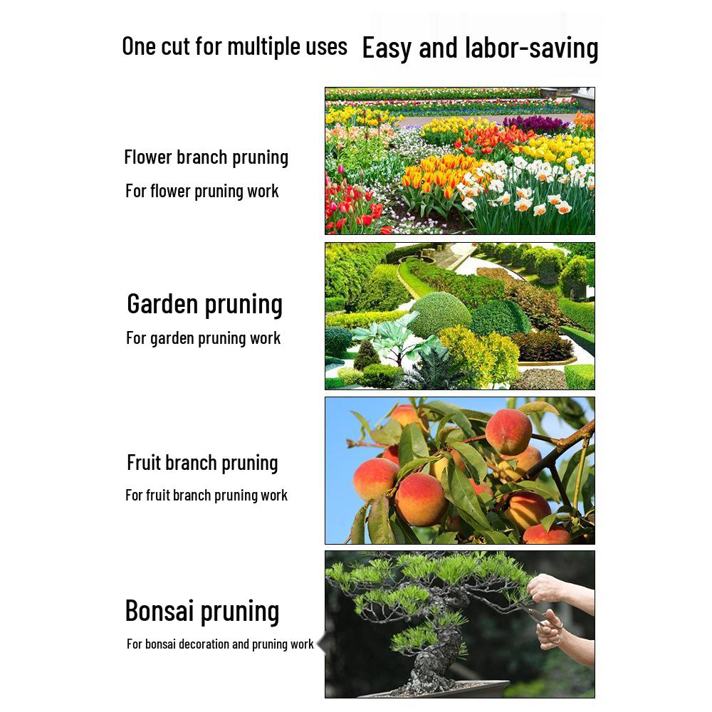 Pruning Shears: Multi-Use Garden, Grape, & Floral Scissors for Fruit Trees & Landscaping
