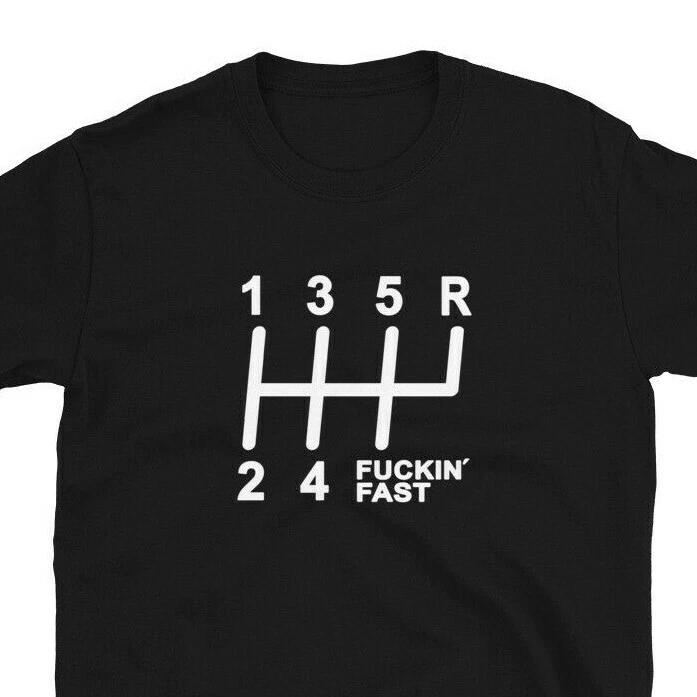Car Tshirt Formula 1 NASCAR Shirt Racing Manual Transmission Unisex T-Shirt L