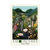 Japanisches Yayoi Kusama Poster Inspiriertes Botanisches Tokyo Museum Japandi Buntes Blumen-Leinwandbild Wandkunst für Heimdekoration