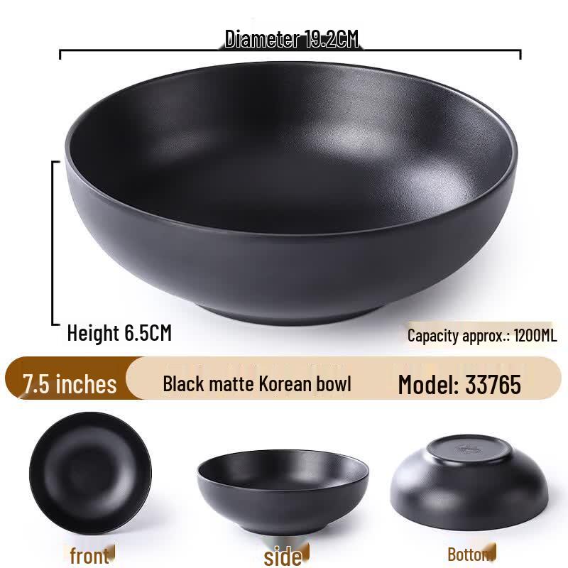 Commercial Black Melamine Dining Set