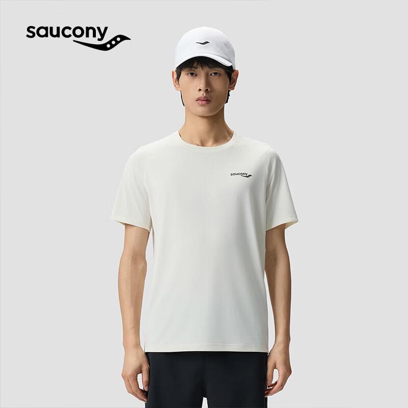 Saucony Men s Urban Lightweight Quick-Dry T-Shirt XL овсяный белый