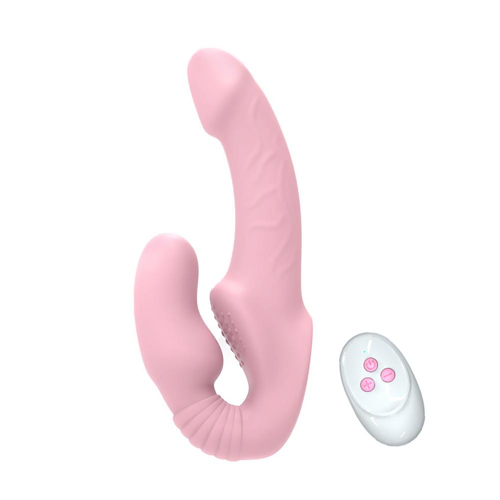 Popruh bez ramínek na vibrátorech pro ženy Dildo s dvojitou hlavou Vibrační dildo na penis pro lesbičky Erotické sexuální hračky pro dospělé pro páry 18+