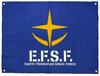COSPA Mobile Suit Gundam Earth Federation Military 90 X 64 Cm Flag, Approx.