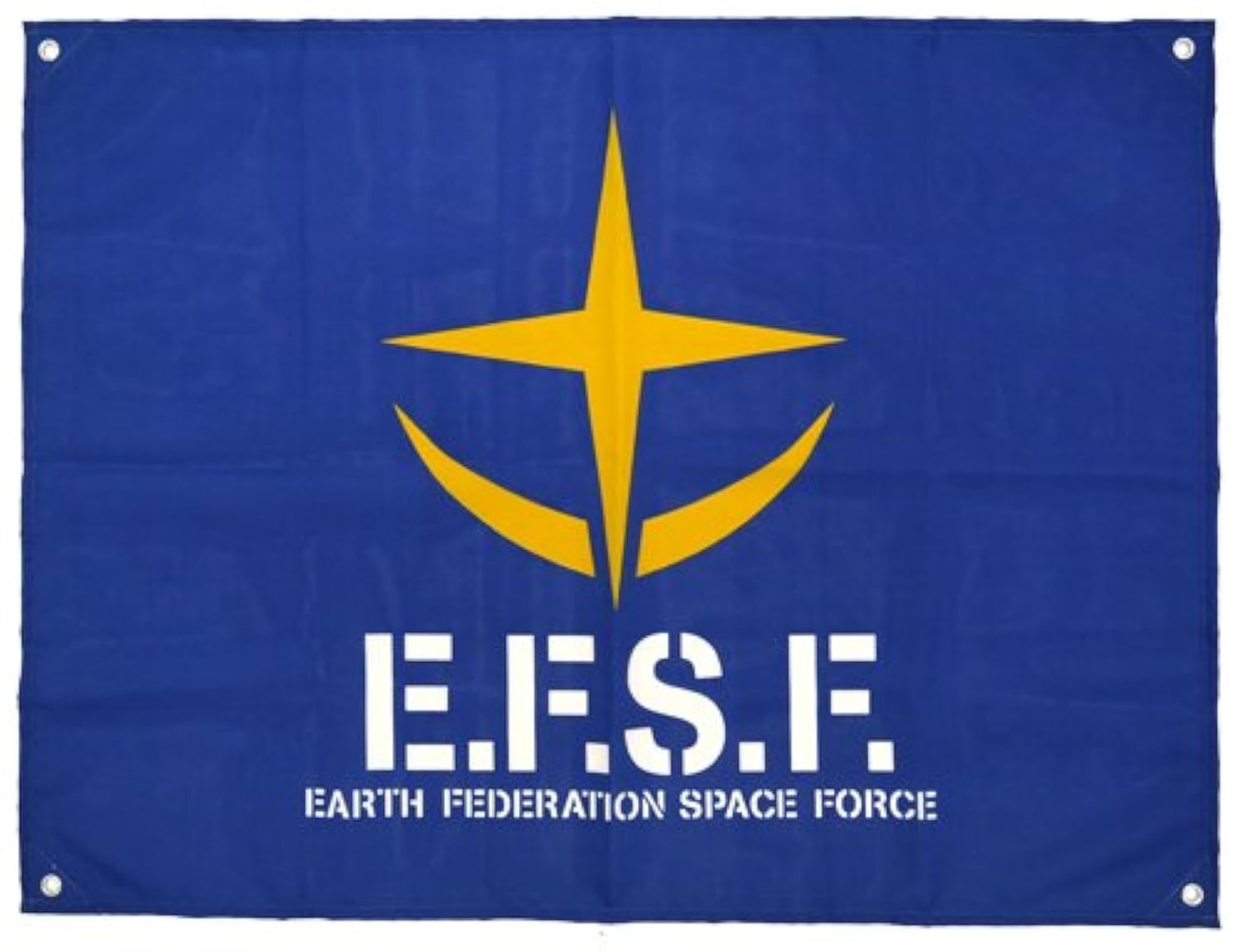 

COSPA Mobile Suit Gundam Earth Federation Military Flag, Approx. 90 x 64 cm