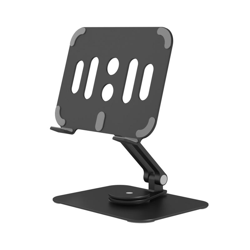 Aluminum Alloy Rotating Tablet Stand - Portable, Liftable, and Foldable