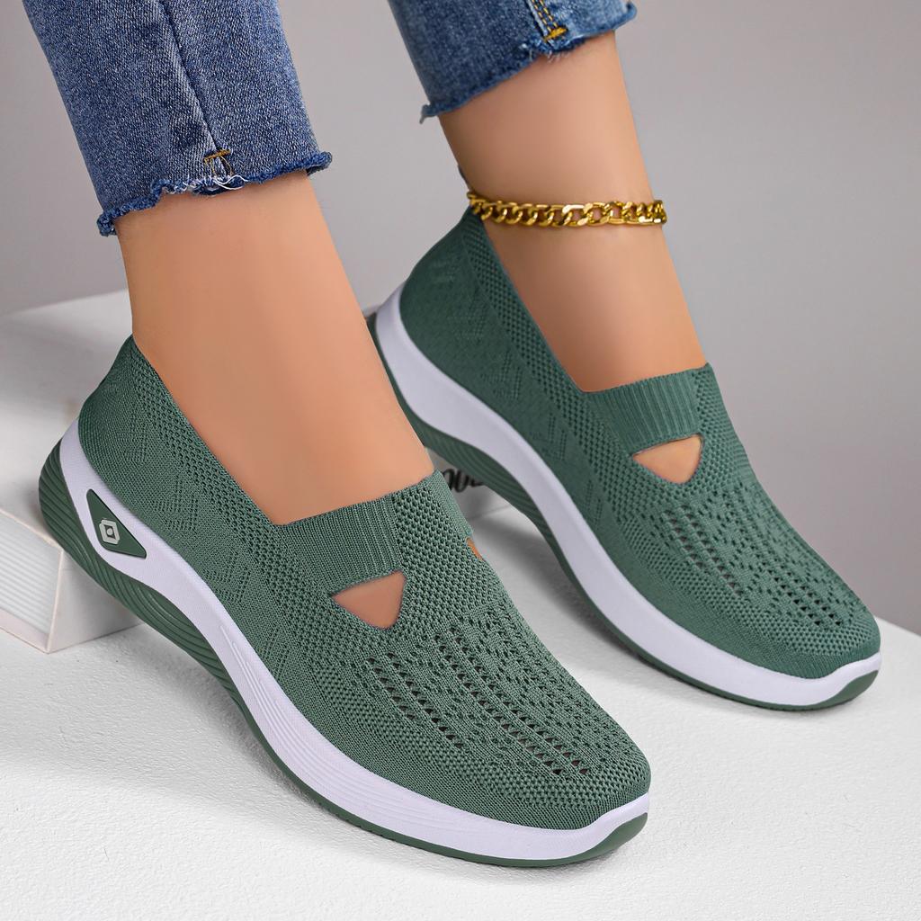 Fashion 2026 Women's Sneakers Breathable Slip On Walking Shoes Mesh Low Top Womens Vulcanized Shoes Soft Sole Lightweight Women Shoes
