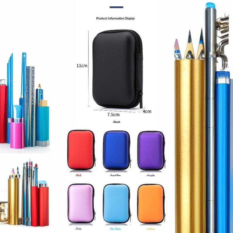 Hard Eva Storage Case With Shockproof Shell And Mesh Pocket For Cameras Cables Earphones And Small Gadgets