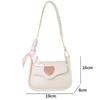 Hot Models Cute Lovely Women's Small Square Shoulder Bag Fashion Women's Crossbody Simple Women's Purse Handbag with Scarf